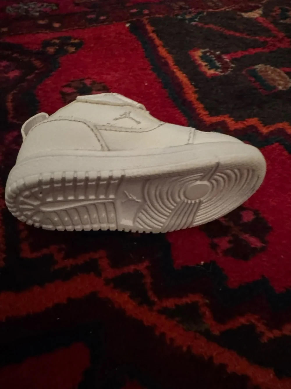 Jordan Baby White Athletic Sneakers